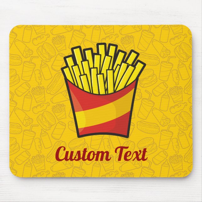 French Fries Mouse Pad (Front)