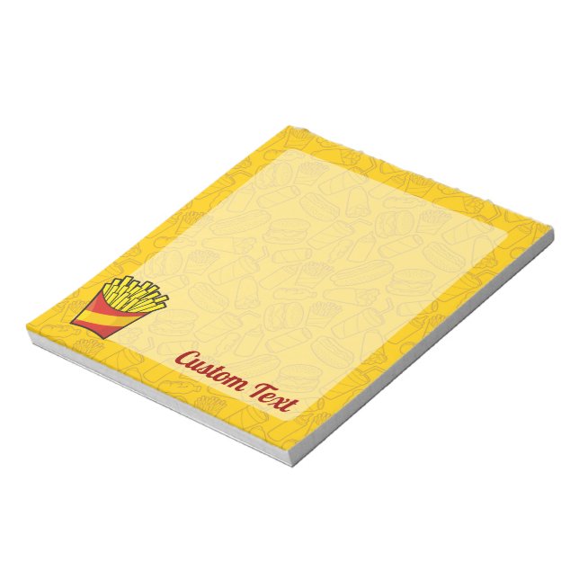 French Fries Notepad (Rotated)