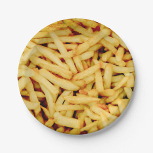 French Fries Paper Plate