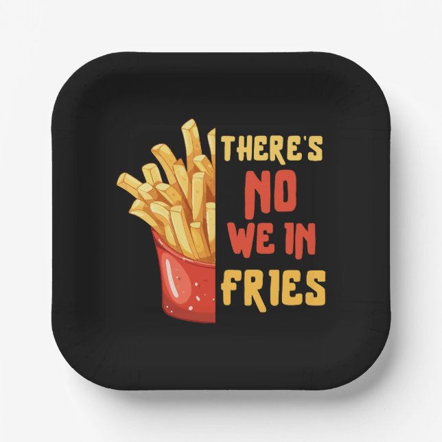 French-fries Paper Plate (Front)