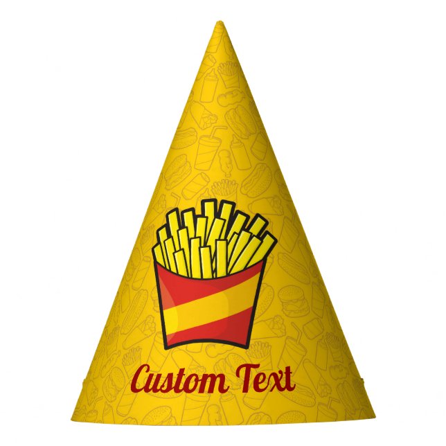 French Fries Party Hat (Front)