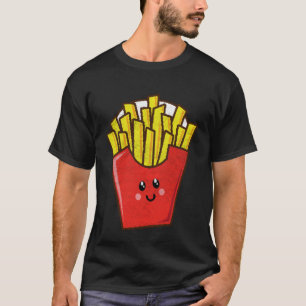 French Fries Pixel Art 8-bit Retro Hungry Byte Gam T-Shirt