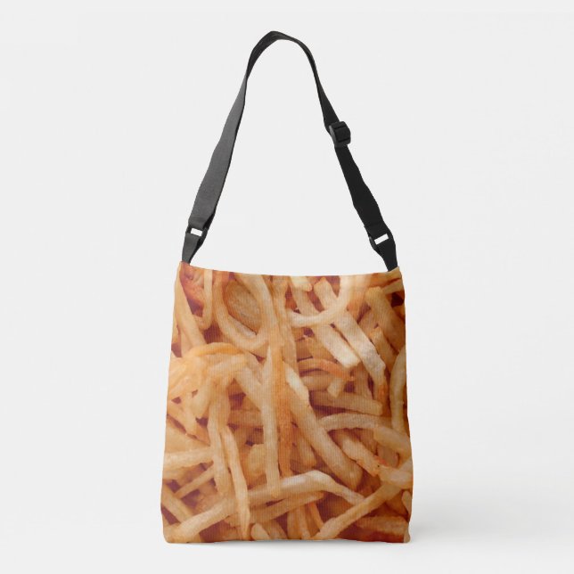 French Fries Potato Fry Crossbody Bag (Back)