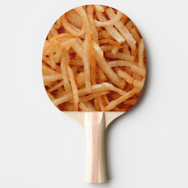 French Fries Potato Fry Ping Pong Paddle (Front)