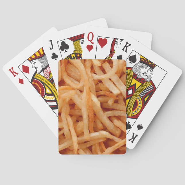 French Fries Potato Fry Playing Cards (Back)