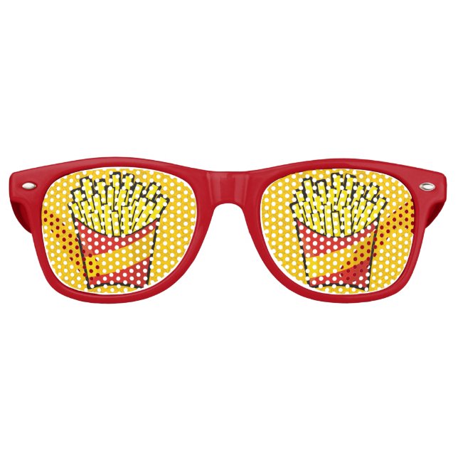 French Fries Retro Sunglasses (Front)