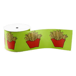 French fries ribbon grosgrain ribbon