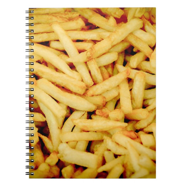 French Fries Spiral Notebook (Front)