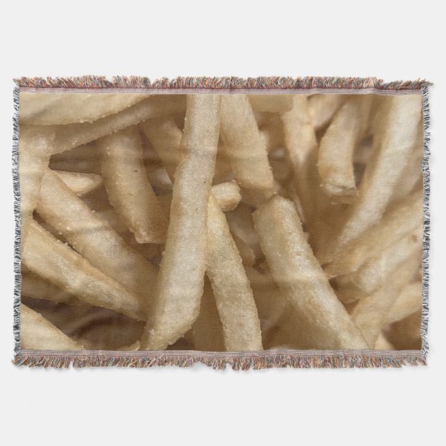 French Fries Throw Blanket (Front)
