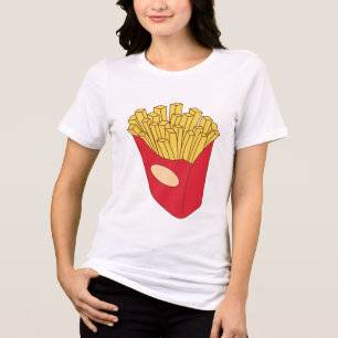 French Fries Tri-Blend Shirt