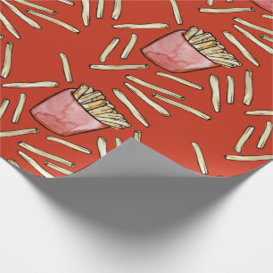 French Fries Wrapping Paper