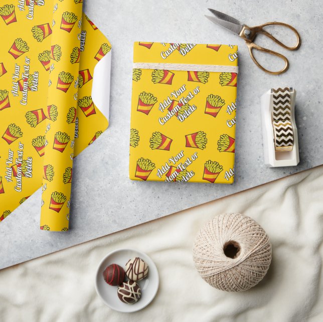 French Fries Wrapping Paper (Crafts)