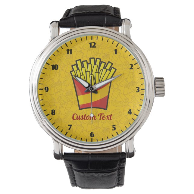 French Fries Wrist Watch (Front)