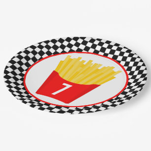 French Fry Birthday Party Paper Plate