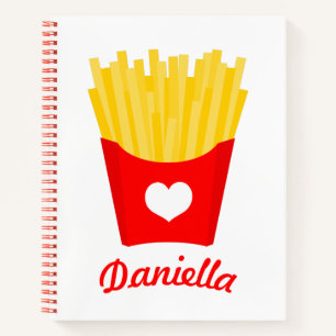 French Fry Love Notebook