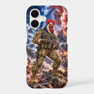 French Gallic Rooster Tactical Warrior iPhone 17 S