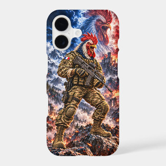 French Gallic Rooster Tactical Warrior iPhone 17 S