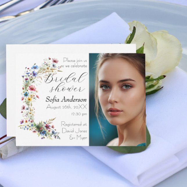 French Garden Party flower photo  Invitation (Creator Uploaded)