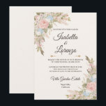 French Garden Romance Suite Wedding Invitations<br><div class="desc">Capture the romance with this elegant French Garden Romance Suite wedding invitation. Featuring a soft watercolor floral illustration, warm neutral tones, and timeless calligraphy, this design is perfect for couples planning a romantic, French Garden Wedding The combination creates a refined and luxurious feel your guests will remember from the moment...</div>
