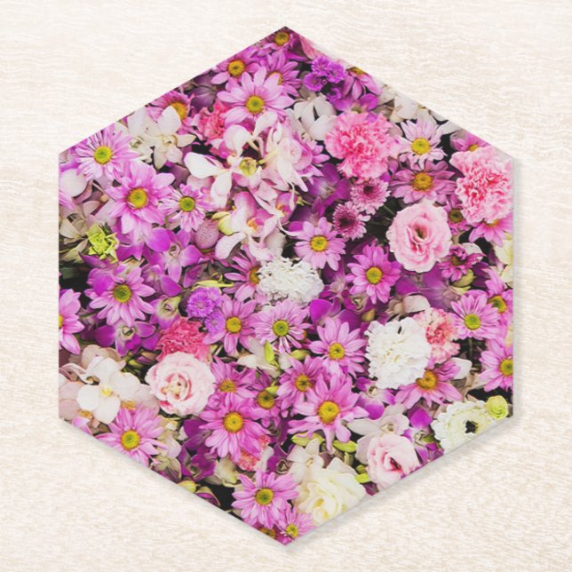 French Garden (Shape Options) - Paper Coaster (Front)