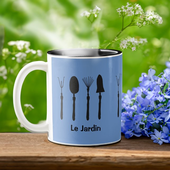 French Gardens  Two-Tone Coffee Mug (Creator Uploaded)