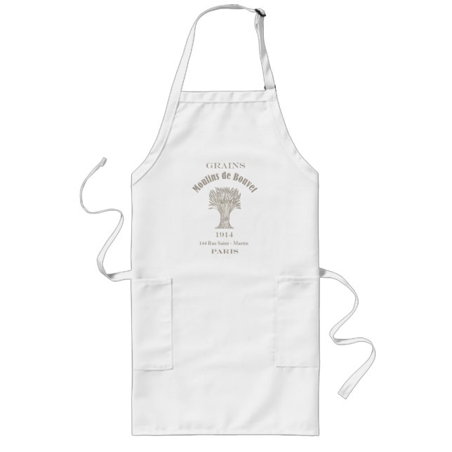 French Grain Sack Apron (Front)