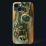 French Grand Prix Racecar by Ethan Harper iPhone 13 Case<br><div class="desc">Take a trip in the way back machine with this painting of a French Grand Prix racecar by Ethan Harper. You can feel how fast the car is travelling thanks to the dust cloud trailing in the wake of the vehicle. Grab a copy to place on your wall!</div>