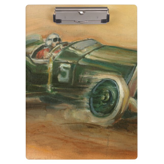 French Grand Prix Racecar by Ethan Harper Clipboard (Front)