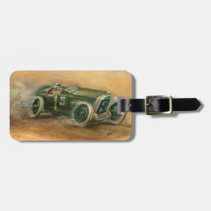 French Grand Prix Racecar by Ethan Harper Luggage Tag