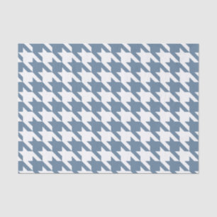 French Grey Elegant Houndstooth Tissue Paper