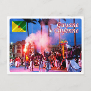 French Guiana - Cayenne - Le Carnaval - Postcard