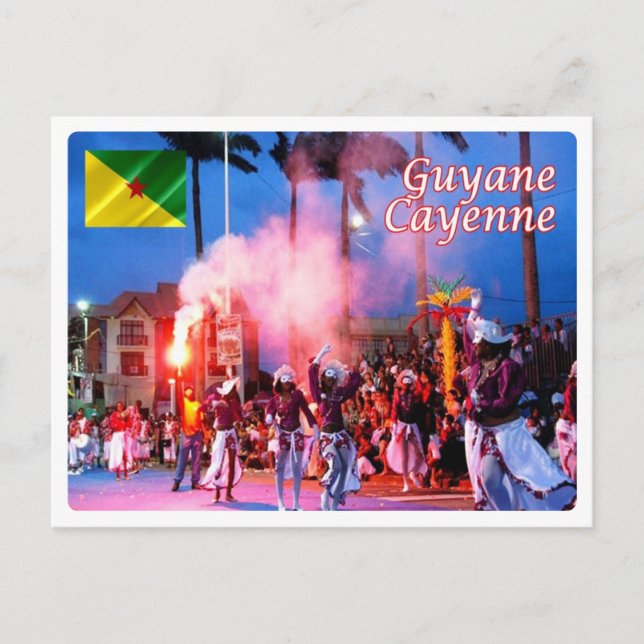 French Guiana - Cayenne - Le Carnaval - Postcard (Front)