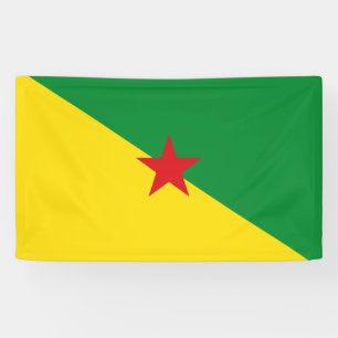 French Guiana flag Banner