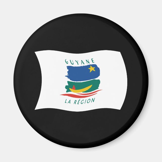 French Guiana Flag Magnet (Front)