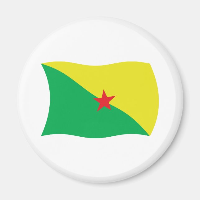 French Guiana Flag Magnet (Front)