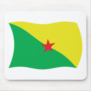 French Guiana Flag Mousepad