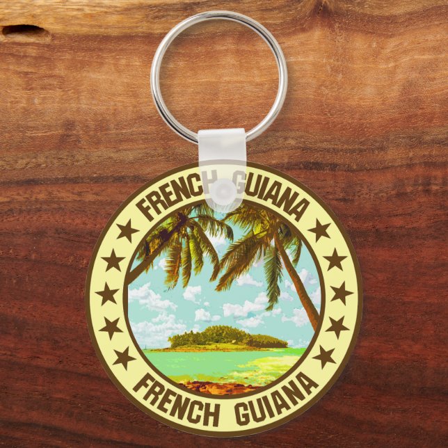 French Guiana                                      Key Ring (Front)