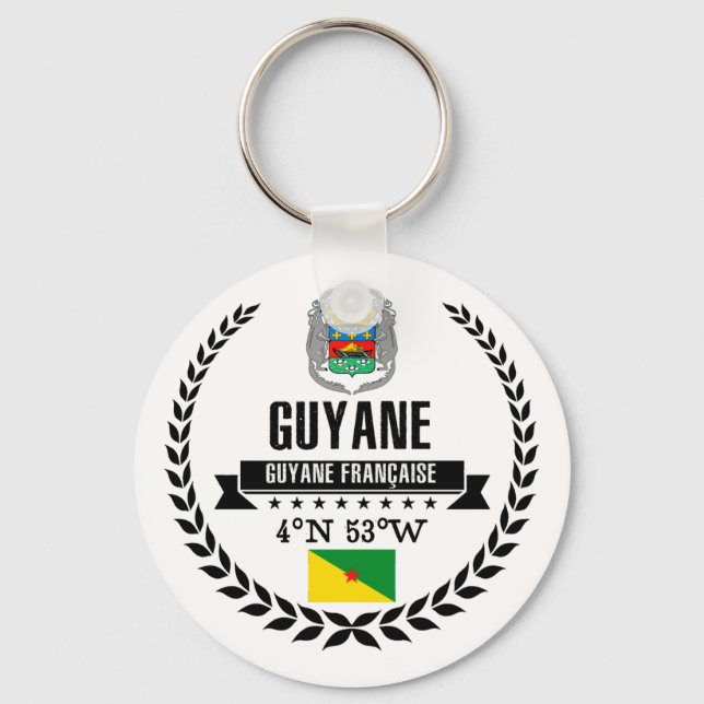 French Guiana Key Ring (Front)