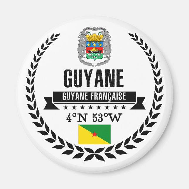 French Guiana Magnet (Front)