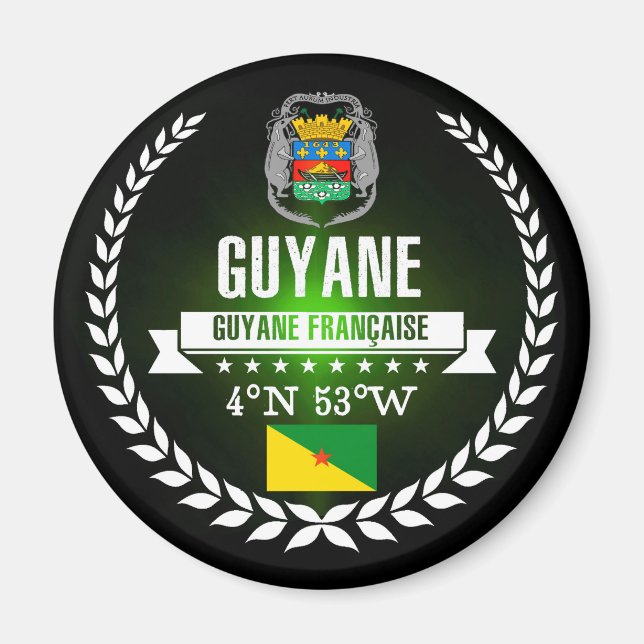 French Guiana Magnet (Front)