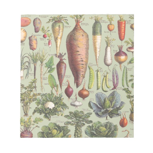 French Guide To The Garden Notepad (Front)