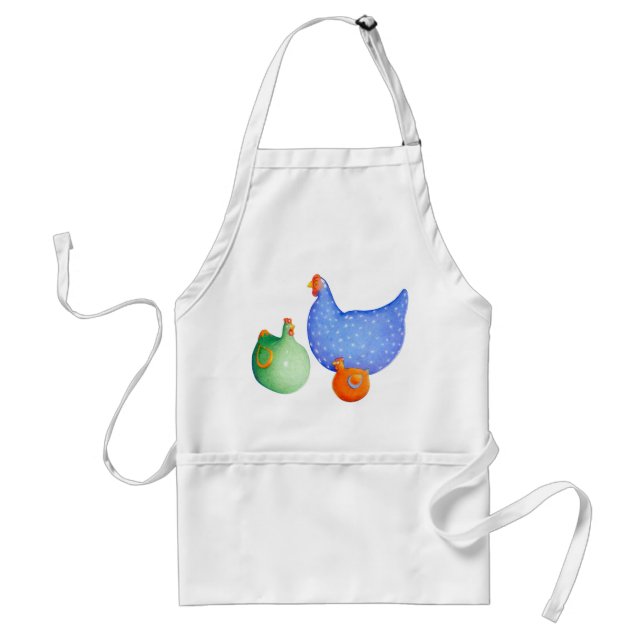 French Hens Apron (Front)