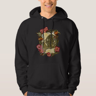 French Horn Art Band Class Music Hoodie