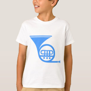 French Horn - Baby Blue T-Shirt
