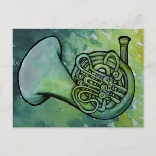 French Horn Band Class Music teacher               Postcard