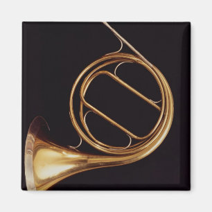 French Horn, by Marcel Auguste Raoux Magnet