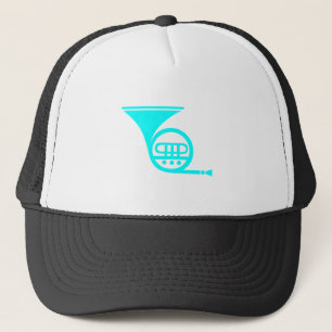 French Horn - Cyan Trucker Hat
