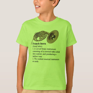 French Horn dictionary definition T-Shirt