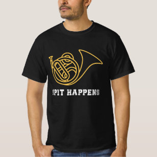 French Horn Gift For Horn Player and Birthday Gift T-Shirt