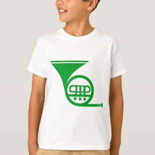 French Horn - Grass Green T-Shirt